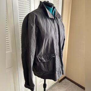 Converse One Star Jacket XL Gray Zip Up Cotton Bomber Utility Casual